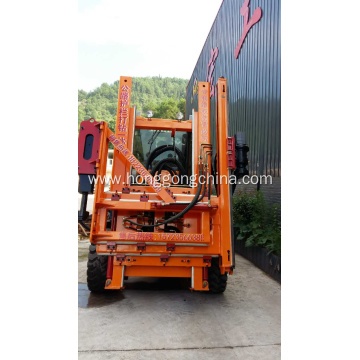 Tractor Mounted Pile Driver for Road Barriers